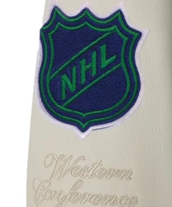OVO X NHL Vancouver Canucks Varsity Jacket - Image 3