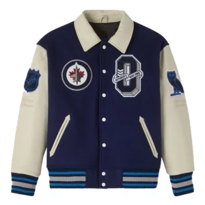 OVO X NHL Winnipeg Jets Varsity Jacket