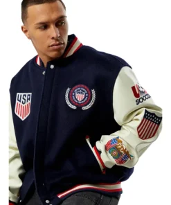 Pacsun U.S. Soccer x Jeff Hamilton Varsity Jacket For Woman