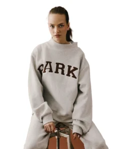 Alternative view of Parke Texas Varsity Mockneck Sweatshirt
