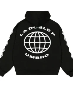 Peso Pluma x Umbro Black Pullover Hoodies