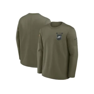 Philadelphia Eagles 2025 Salute to Service Long Sleeve Shirt