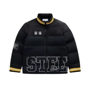 Pittsburgh Steelers Off Season x NFL Black Puffer Jacket 2025