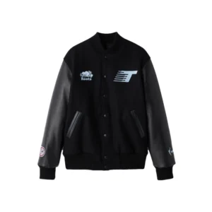 Sandy Brondello Roots Toronto Tempo Black Varsity Jacket