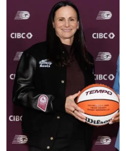Sandy Brondello Roots Toronto Tempo Varsity Jacket - Image 3