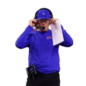 Sean McDermott Bills Sideline Long-Sleeve T-Shirt For Woman
