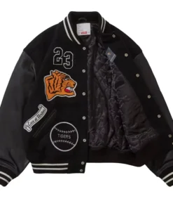 Supreme Tiger Varsity Jacket 2025 For Man