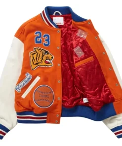 Supreme Tiger Varsity Jacket For Man