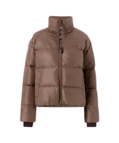 Svea Jakke Volume Puffer Jacket Brown