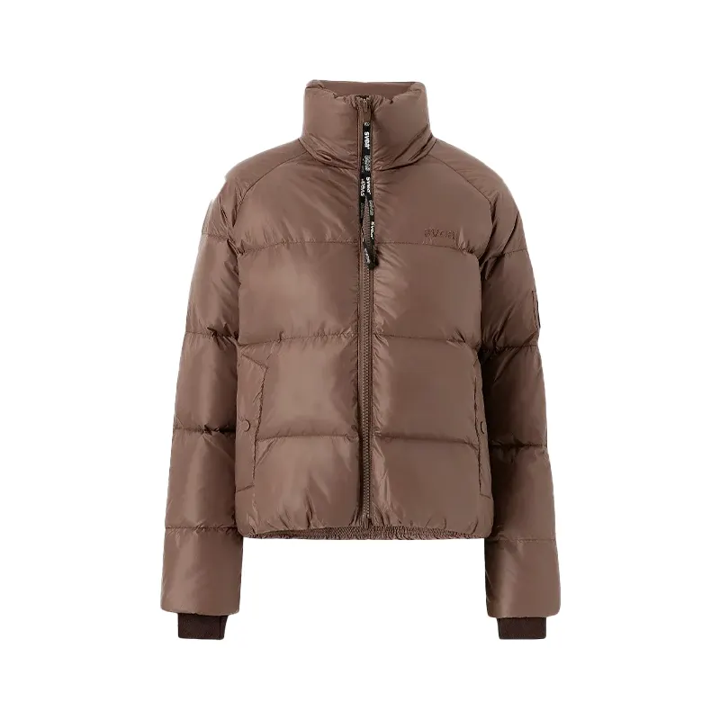 Svea Jakke Volume Puffer Jacket Brown