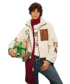 Taylor Swift Life is a Willow Zip Up Sherpa Fleece Jacket For Woman