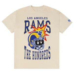 The Hundreds x Los Angeles Rams Bone T-Shirt