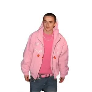 Timothée Chalamet Marty Supreme Pink Jacket
