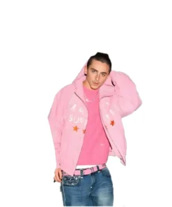 Timothée Chalamet Marty Supreme Pink Jacket For Woman