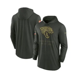 Trevor Lawrence Jacksonville Jaguars Salute to Service Hooded Shirt For Woman