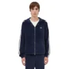 Unisex Adidas x Wales Bonner 2025 Velour Track Jacket – Blue