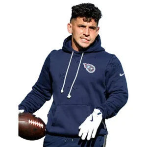 Xavier Restrepo Tennessee Titans Sideline Hoodie