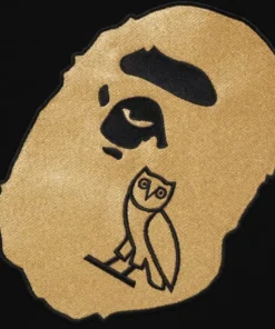 BAPE x OVO Ape Head Pullover Hoodie - Image 4