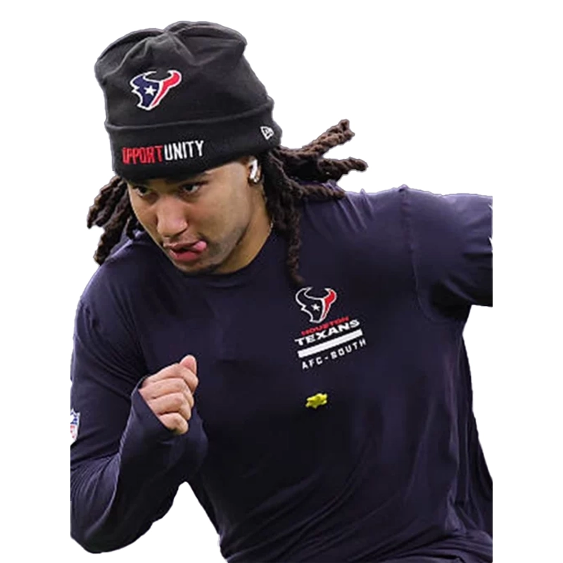 C. J. Stroud Houston Texans Sideline Long Sleeve T-Shirt For Unisex