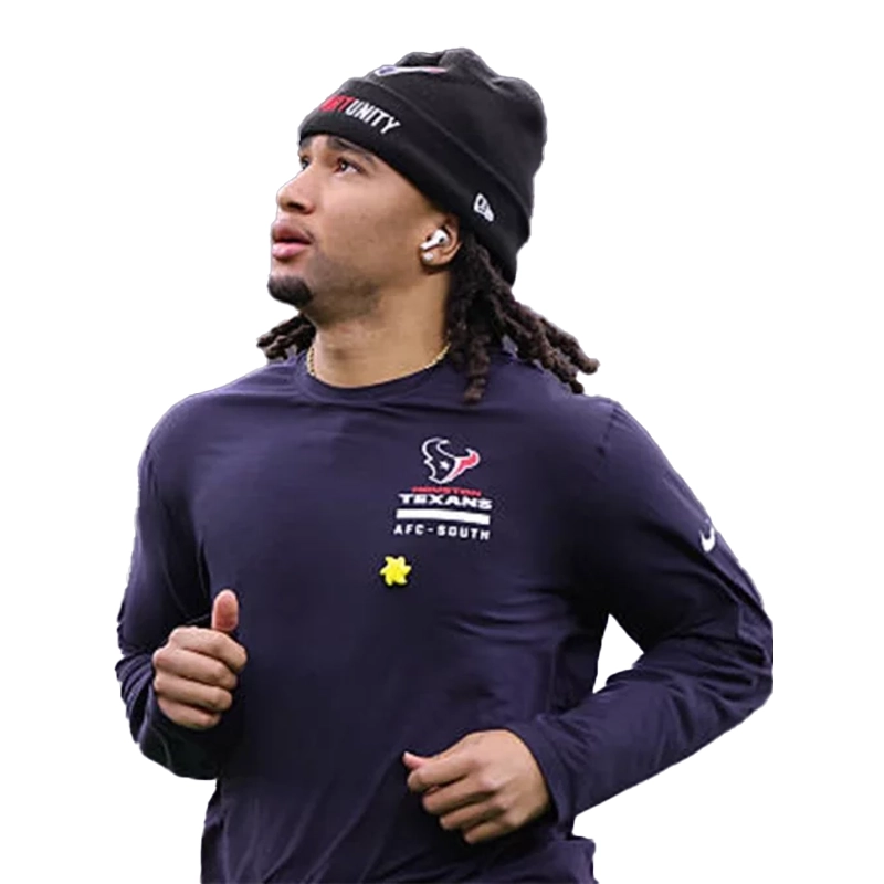 C. J. Stroud Houston Texans Sideline Long Sleeve T-Shirt For Woman