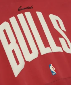 Chicago Bulls Fear of God x NBA Red 90’s Hoodie For Unisex