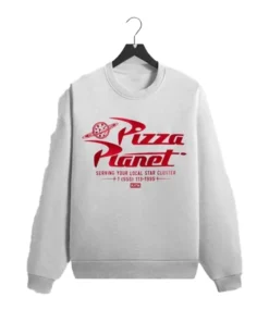 Disney x Kith for Pixar Pizza Planet Nelson Crewneck Sweatshirt For Man