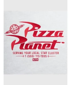 Disney x Kith for Pixar Pizza Planet Nelson Crewneck Sweatshirt For Unisex