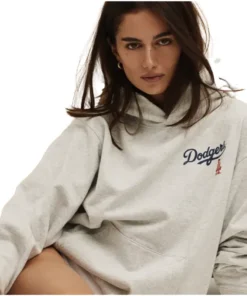 Dodgers Serif Hoodie For Woman