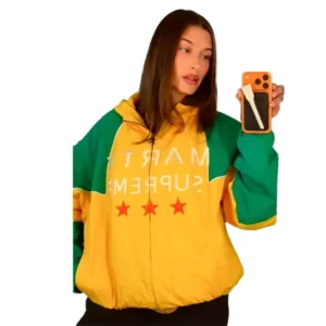 Hailey Bieber Marty Supreme Jacket