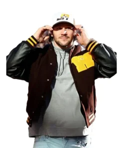 Josh Allen Wyoming Football Jersey Retirement Ceremony Jacket