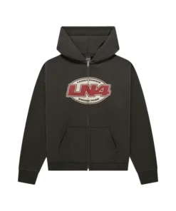 Lando Norris Charcoal Zip Hoodie For Man