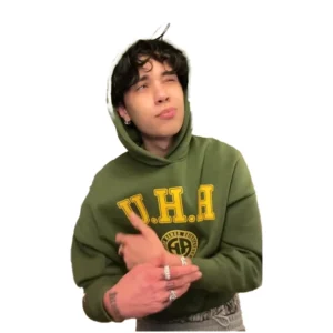 Landon Barker Green Hoodie For Man