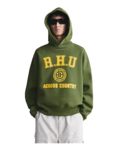 Landon Barker Green Hoodie For Man and