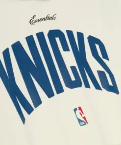 New York Knicks Fear of God x NBA Cream 90’s Hoodie For Woman