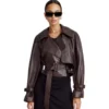 Nour Hammour Leather Jacket Dupe
