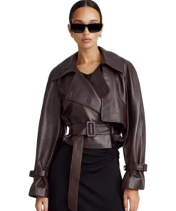Nour Hammour Leather Jacket Dupe
