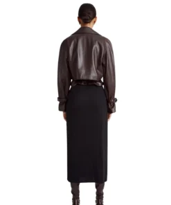 Nour Hammour Leather Jacket Dupe For Unisex