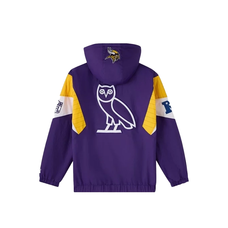 OVO STARTER Minnesota Vikings 2025 Pullover Jacket For Woman