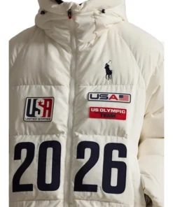 Olympics 2026 Polo Ralph Lauren Team USA Flagbearer Jacket For Unisex