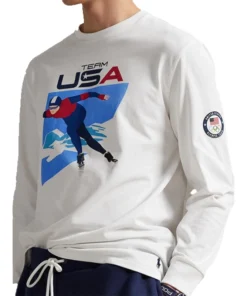 Polo Ralph Lauren Team USA Graphic T-Shirt For Woman