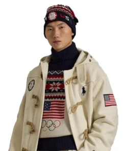 Polo Ralph Lauren Team USA Opening Ceremony Toggle Coat For Man