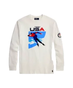 Polo Ralph Lauren Winter Olympics 2026 Team USA Graphic T-Shirt For 2026