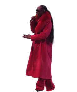 Snoop Dogg Halftime Show Christmas 2025 Red Coat For Man