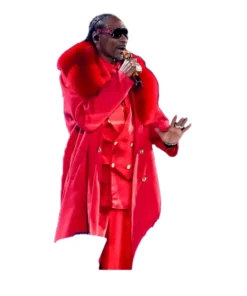 Snoop Dogg Halftime Show Christmas 2025 Red Coat For Woman And Man