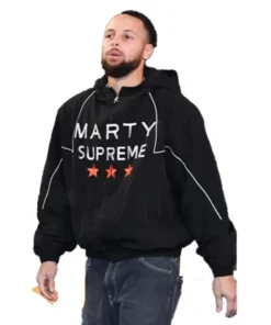 Stephen Curry Marty Supreme Black Jacket For Man
