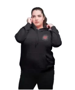 Taylor Swift The Fate of Ophelia Heart Black Hoodie For Woman