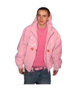 Timothée Chalamet Marty Supreme Pink Jacket