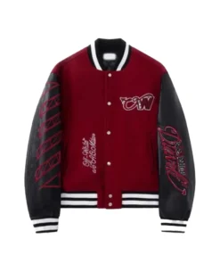 AC Milan x Off-White Ruben Loftus-Cheek Varsity Jacket For Man
