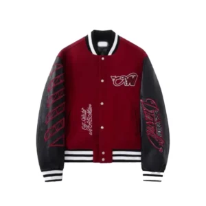 AC Milan x Off-White Ruben Loftus-Cheek Varsity Jacket For Man
