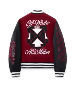 AC Milan x Off-White Ruben Loftus-Cheek Varsity Jacket For Unisex